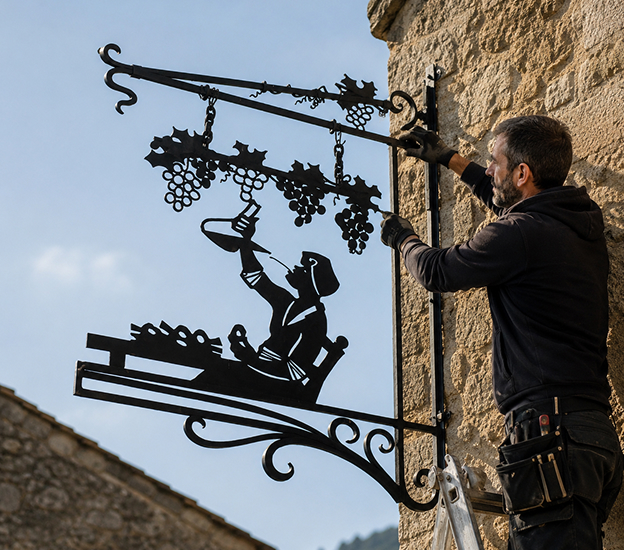 Fabrication, pose et installation d'enseignes métalliques, d'ouvrages extérieurs en métal dans la Vienne - 86
